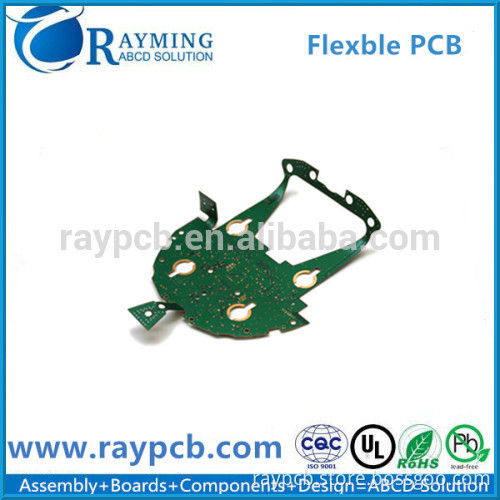 machine 1.6mm flexible pcb with green soldermask